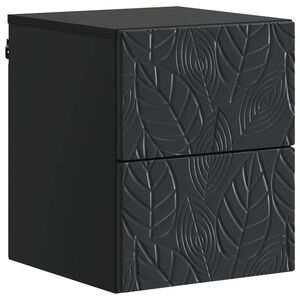 vidaXL Gabinete de Canto Montado na Parede Preto 34,5 x 33 x 40 cm