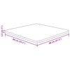 vidaXL Tampo de mesa quadrado 80x80x2,5 cm carvalho maci&ccedil;o n&atilde;o tratado