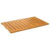 vidaXL Tapete de banho Castanho 80 x 50 cm Madeira S&oacute;lida de Ac&aacute;cia