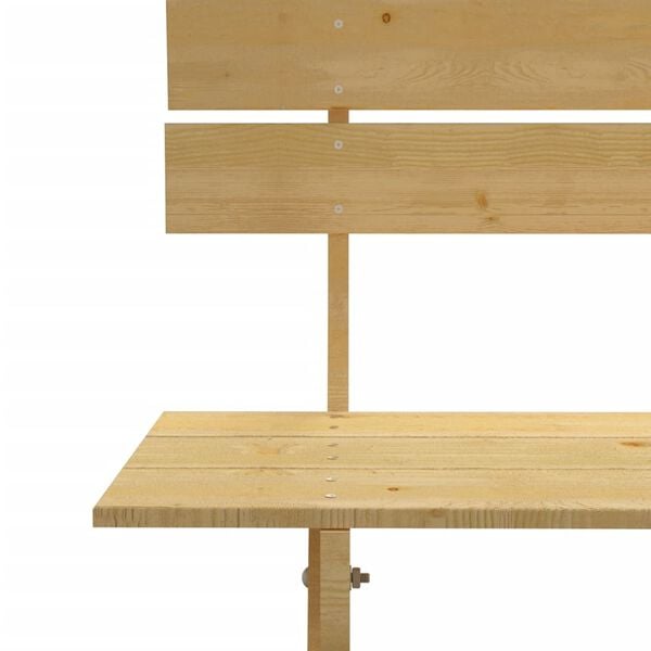 vidaXL Banco de jardim 150 cm madeira de pinho impregnada