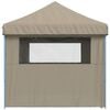 vidaXL Tenda Pop-up Cinzento-acastanhado 580 x 292 x 315 cm