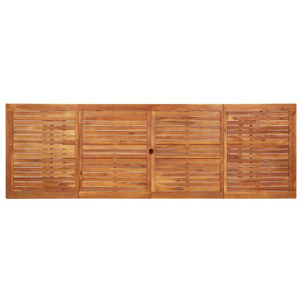 vidaXL Mesa de jantar p/ jardim 280x90x75 cm madeira de ac&aacute;cia maci&ccedil;a