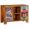 vidaXL Aparador multicor 90x35x60 cm madeira de ac&aacute;cia maci&ccedil;a