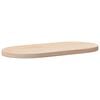 vidaXL Tampo de mesa 90x45x2,5 cm madeira maci&ccedil;a pinho oval