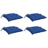 vidaXL Almofad&otilde;es para m&oacute;veis de paletes 4 pcs tecido oxford azul