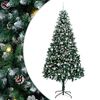 vidaXL &Aacute;rvore de Natal Artificial Verde 240 cm PVC, A&ccedil;o e Pl&aacute;stico