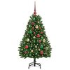 vidaXL &Aacute;rvore de Natal Artificial Verde 120 cm PVC e Metal