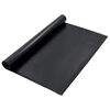 vidaXL Tapete de Piso Preto 1,2 x 5 m Borracha