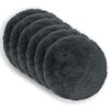 vidaXL Capa almofada 6 pcs HEERLEN Antracite &Oslash; 50 cm Fleece PV