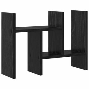 vidaXL Organizador de Mesa Carvalho Preto 50 x 15,5 x 35,5 cm