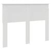 vidaXL Cabeceira Branco 120 cm Madeira processada