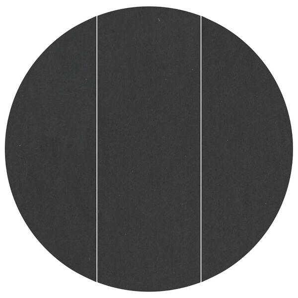 vidaXL Lona para Fundo de Piscina Preto Ø 306 cm