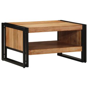 vidaXL Mesa de centro 70x50x38 cm madeira de ac&aacute;cia maci&ccedil;a