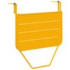 vidaXL Mesa Suspensa para Varanda Amarelo 60 x 39 x 65 cm Aço