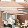 vidaXL Toldo Retr&aacute;til Multicolor 350 x 250 cm Tecido e Metal