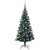 vidaXL &Aacute;rvore de Natal Artificial Pr&eacute;-iluminada Verde 150 cm