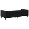 vidaXL Sof&aacute;-cama 90x190 cm tecido preto