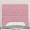 vidaXL Cabeceira Rosa 90 cm Veludo
