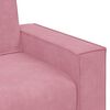vidaXL Poltrona 100x78x84 cm veludo rosa