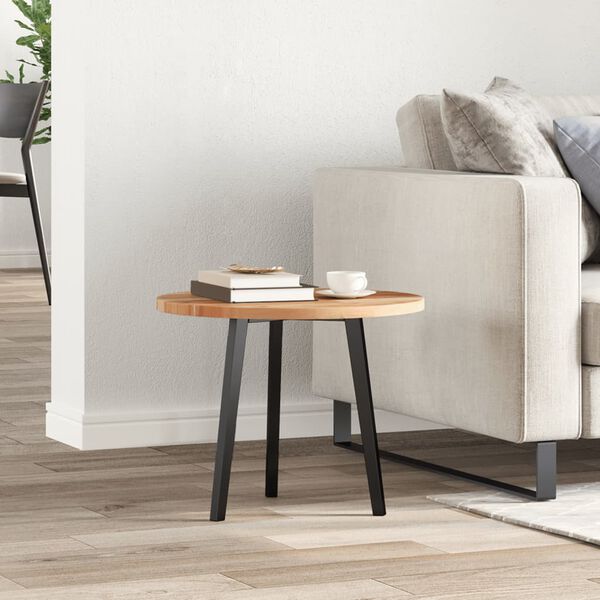 vidaXL Tampo de mesa redondo &Oslash;50x2 cm madeira de ac&aacute;cia maci&ccedil;a