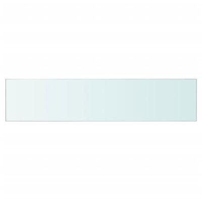 vidaXL Prateleira de vidro 60x12 cm transparente
