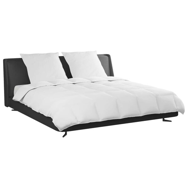 vidaXL Conjunto de Edredom com travesseiro 3 pcs Branco Pena de ganso