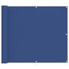 vidaXL Tela de Varanda 100 x 700 cm Tecido Oxford Retangular Azul