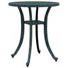 vidaXL Mesa de jardim &Oslash;48x53 cm alum&iacute;nio fundido verde