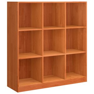 vidaXL Gabinete de Livros Marrom Cera 104 x 33 x 110 cm