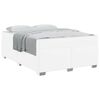 vidaXL Estrutura da Cama Branco 140 x 200 cm tecido
