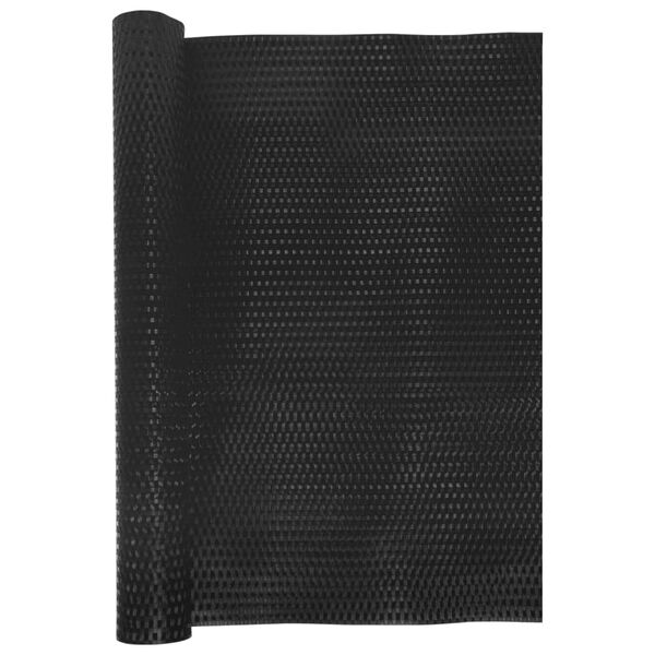 vidaXL Tela de varanda 1000x80 cm vime PE preto