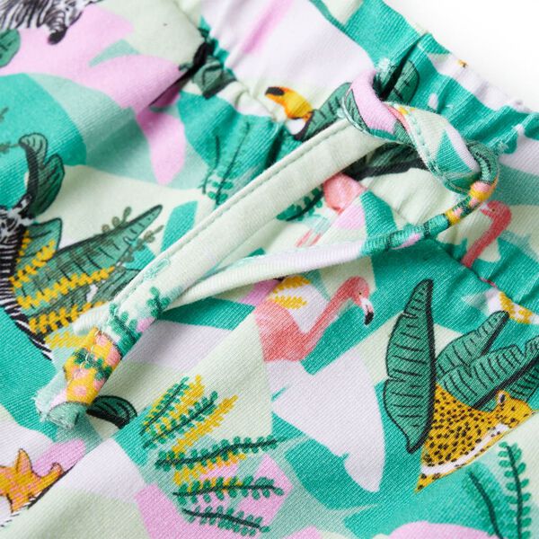 Cal&ccedil;&otilde;es para crian&ccedil;a com cord&atilde;o menta-claro 104