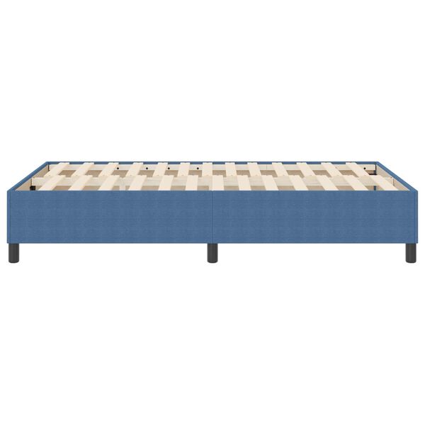 vidaXL Estrado de cama plataforma Azul 120 x 200 cm tecido