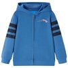 vidaXL Sweatshirt com capuz para crian&ccedil;a azul 128