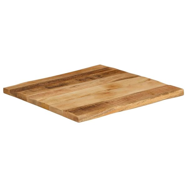 vidaXL Tampo de mesa c/ borda viva 60x60x2,5cm mangueira áspera maciça
