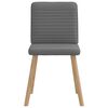 vidaXL Cadeiras de jantar 2 pcs tecido cinzento-escuro