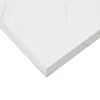 vidaXL Prateleira de Parede 2 pcs M&aacute;rmore Branco 50 x 23,5 x 4 cm