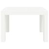 vidaXL Mesa de jardim 59x47x40 cm PP branco