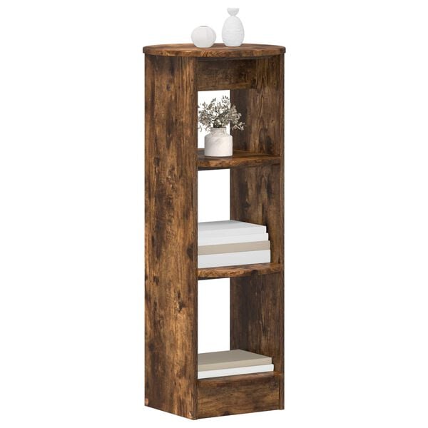 vidaXL Arm&aacute;rio lateral Carvalho Fumado 40 x 40 x 100 cm