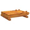 vidaXL Tampo p/ bancada de trabalho c/ torno 52x44x9,5 ac&aacute;cia maci&ccedil;a