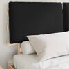vidaXL Estrutura de Cama com Cabeceira Estofada Preto 140 x 190 cm