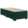 vidaXL Cama com molas/colch&atilde;o 90x200 cm veludo verde-escuro