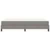 vidaXL Cama Box com colch&atilde;o Cinzento-acastanhado 160 x 200 cm tecido