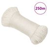 vidaXL Corda de trabalho 3 mm 250 m polipropileno branco