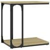 vidaXL Mesa de apoio 50x35x52 cm derivados de madeira carvalho sonoma