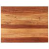 vidaXL Tampo de mesa madeira de ac&aacute;cia maci&ccedil;a 25-27 mm 70x90 cm