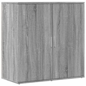 vidaXL Aparador 79x38x80 cm derivados de madeira cinzento sonoma
