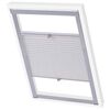 vidaXL Persianas plissadas, branco, S06/606