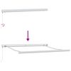 vidaXL Toldo Retr&aacute;til Branco 350 x 250 cm Tecido e Metal