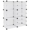 vidaXL Sapateira 84x31,5x93 cm PP transparente